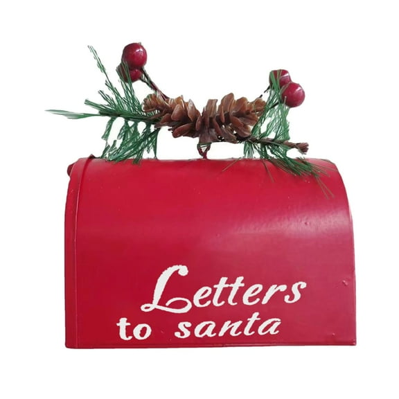 Hanging Ornament, Christmas Decoration, Cute Mailbox Hanging Ornament for Home, Wedding, Birthday, Portable Iron, Easy Installation, Wear-Resistant, 9cm x 5.5cm x 9cm, Lovely Candy Decoration Box