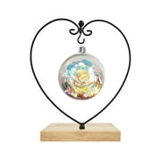 Aebor Heart-Shaped Iron Display Stand - Hanging Rack For Ornaments & Decor (5 Pack)