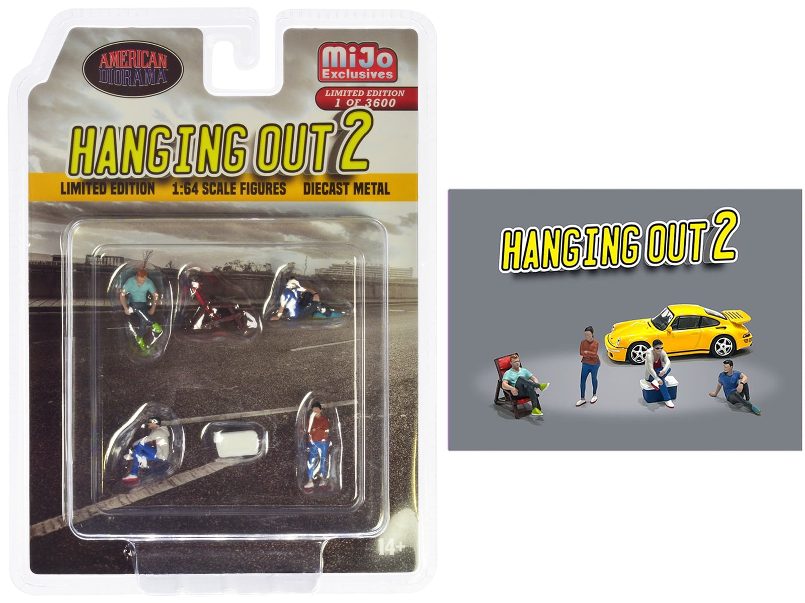 高速 割引 2025 西日本 Hanging-Out-2-6-piece-Figure- ミニカー