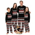 thumbnail image 1 of Hanging Out With My Gnomies Matching Pjs For Family And Dog, Long Sleeve Top And Wide Leg Pants, Cotton and Polyester, 1 of 7