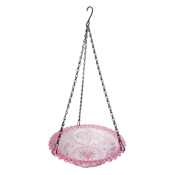 Hanging Outdoor Birdbath and Feeder Tray Garden Patio Backyard for Wild Birds