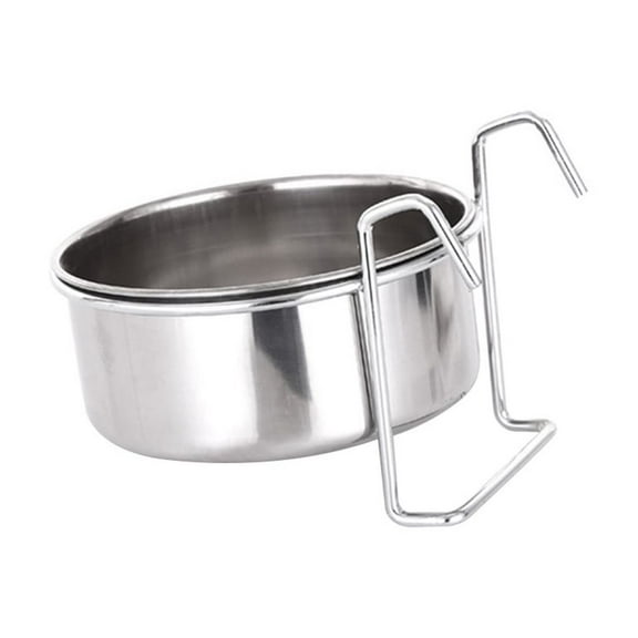 Hanging Pet Bowl Dog Crate Bowls Non Spill Stainless Steel Food Water Bowls