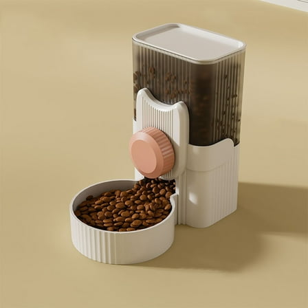 Hanging Pet Feeder Automatic Dog Food Dispenser Cage Mounted Pet Feeder Wall Mounted Pet Dining Station, Xinsrenus Under $5! Hanging Pet Feeder Automatic Dog