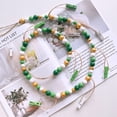 thumbnail image 1 of Hanging Photo Display Wall Decor, Boho Wooden Bead Garland Collage Picture Frame with Wood Clips for Bedroom, Living Room, Office, Dorm Decor, Photos Holder Christmas Cards Teen Girl Gifts, 1 of 1
