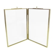 Hanging Photo for Wall, Double Glass Picture s Decor , Dried Flower, Artwork, Gallery Photo with Chain ,
