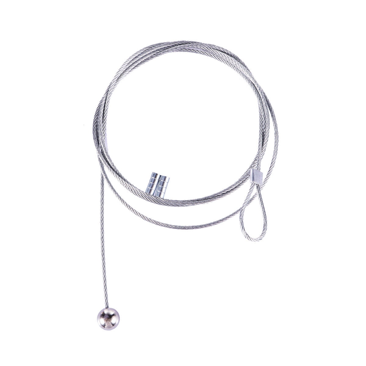 Clispeed Picture Hanger Wire Silver Photo Rope Magnet 1Pack 1.5m ...