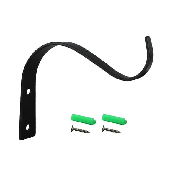 Hanging Plant Bracket, Heavy Duty Wall Hooks, Decorative Plant Hangers for Outdoor Hanging Bird Feeders, Wind Chimes, Plant Baskets, 1 Pcs, 4.5x3.54"