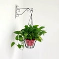 thumbnail image 1 of Hanging Plant Bracket, Metal Wall Hook, Anti-Rust Indoor Outdoor Wall Hangers for Bird Feeders, Planters, Lanterns, Wind Chimes, Doorplate, 1 of 5