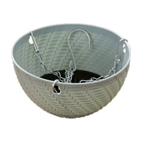 Hanging Plant Pot under $5! CQCYD Hanging Planters for Outdoor Flowers, Chain Basket Planter for Garden Patio Balcony, Decorative Pot for Herbs Succulents