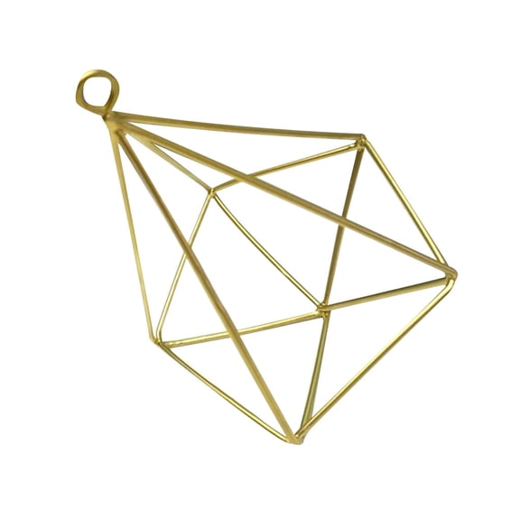 Hanging Planter Geometric Metal Frame for Home Garden - Modern Air Display and Indoor Outdoor