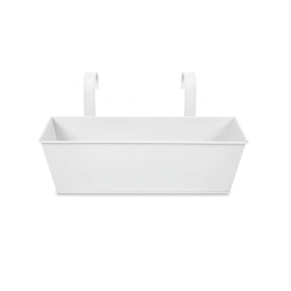 Hanging Planter for Fence Rail, Balcony Flower Box Window Planter, 10.2X9.6 Inch Over Rail Plant Pot for Flowers