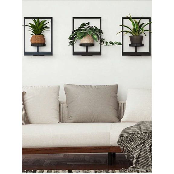 Hanging Planters For Indoor Plants Wall Decor Living Room Plant Stand Indoor Wall Planters Plant Hanger Window Plant Shelves 3 Pack For Outdoor Entryway