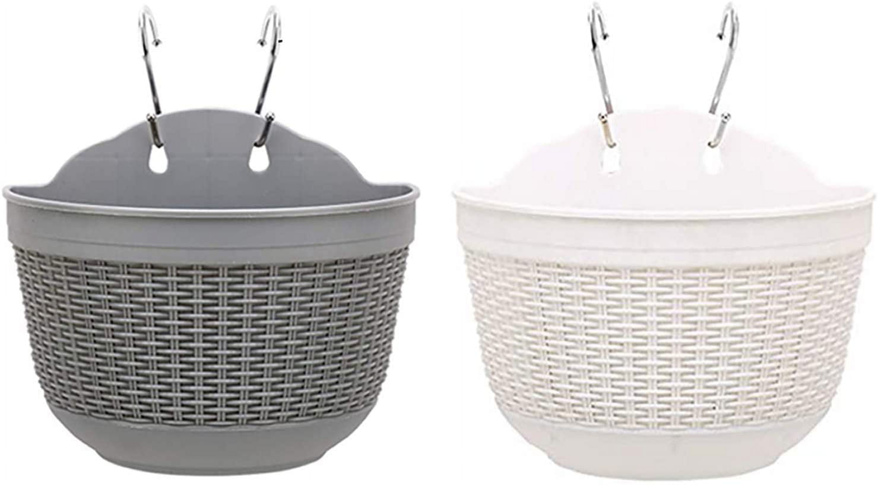 Hanging Planters Plastic Planter With Drainage And 4 Hanging Planter