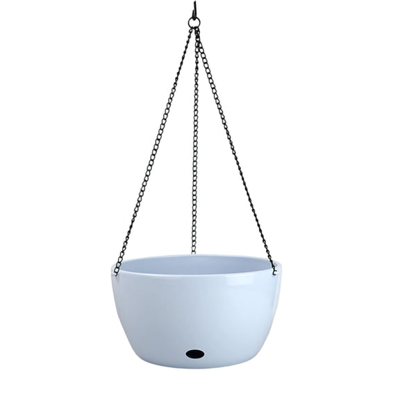 Hanging Planters for Indoor Outdoor Plants, Hanging Basket with Drainage Net, Flower Pots for Garden Home Decor(1PC,Light Blue)