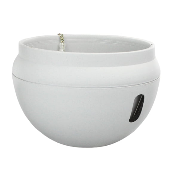 Hanging Planters for Indoor Plants 7.09 in x 7.09 in x 5.31 in Polymer Woven Cane Basket with Water Barrier Style Concept