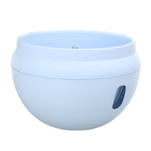 Hanging Planters for Indoor Plants 7.09 in x 7.09 in x 5.31 in Polymer Woven Cane Basket with Water Barrier Style Concept