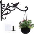 DEWEL Rustproof Iron Hanging Hook for Planters, Indoor/Outdoor Plants