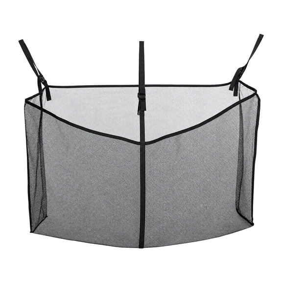 Hanging Pool Float Storage Bag -Large Mesh Pool Toy Holder for Pool Noodles, Inflatables, and Toys -Adjustable Fence & Poolside Organizer