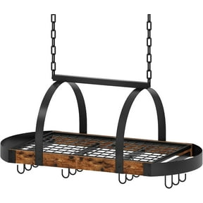 Pot & Pan Rack Wall Mount Pot Racks for Kitchen Storage