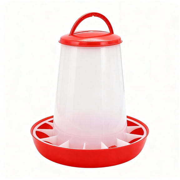 Hanging Poultry Feeder and Waterer Set Automatic Dispenser Kit for Chickens Turkeys Quail