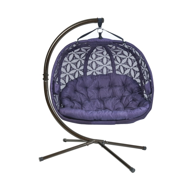 Hanging Pumpkin Loveseat Chair Flower of Life