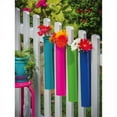 thumbnail image 1 of Evergreen Teal Acrylic Hanging Rail Flower Planter, 1 of 2