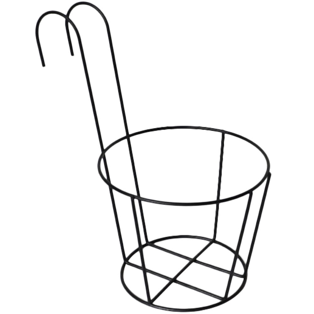 Hanging Railing Planter Iron Art Hanging Basket Flower Pot Metal Holder hanging-railing-planter-iron-art-hanging-basket-flower-pot-metal-holder