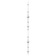 thumbnail image 1 of Hanging Room Divider, Curtain Divider, 39 In, Clear Crystal, Beads for Doorways, Open Layout Separation, Diamond Cut Spheres, 1 Pc, 1 of 8