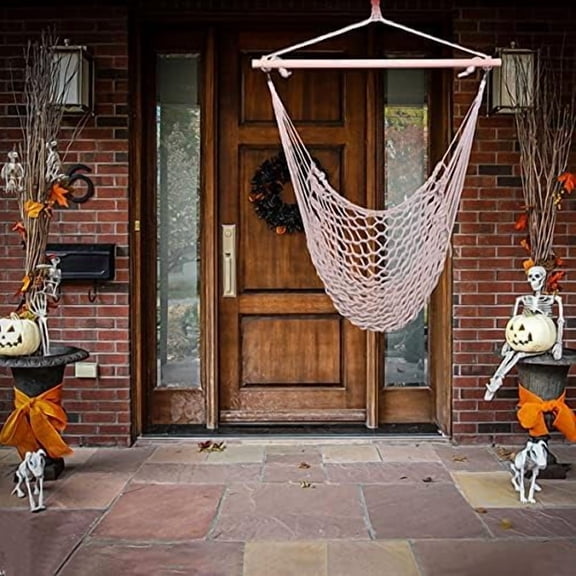 Hanging Rope Air/Sky Chair Swing Beige