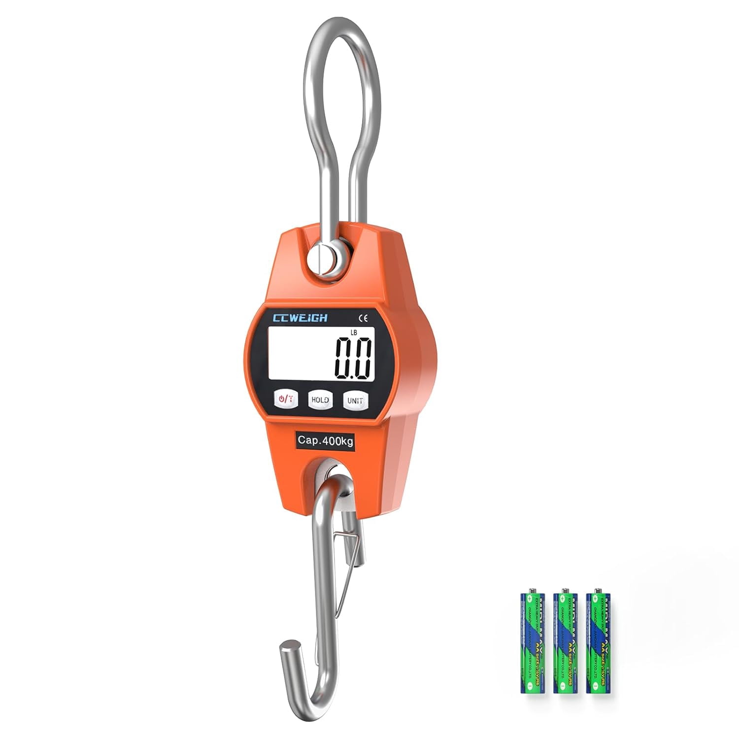Hand Scale Machine Hanging Scale Handheld 880lb/400kg Crane Scale Luggage Scale,with ABS ...