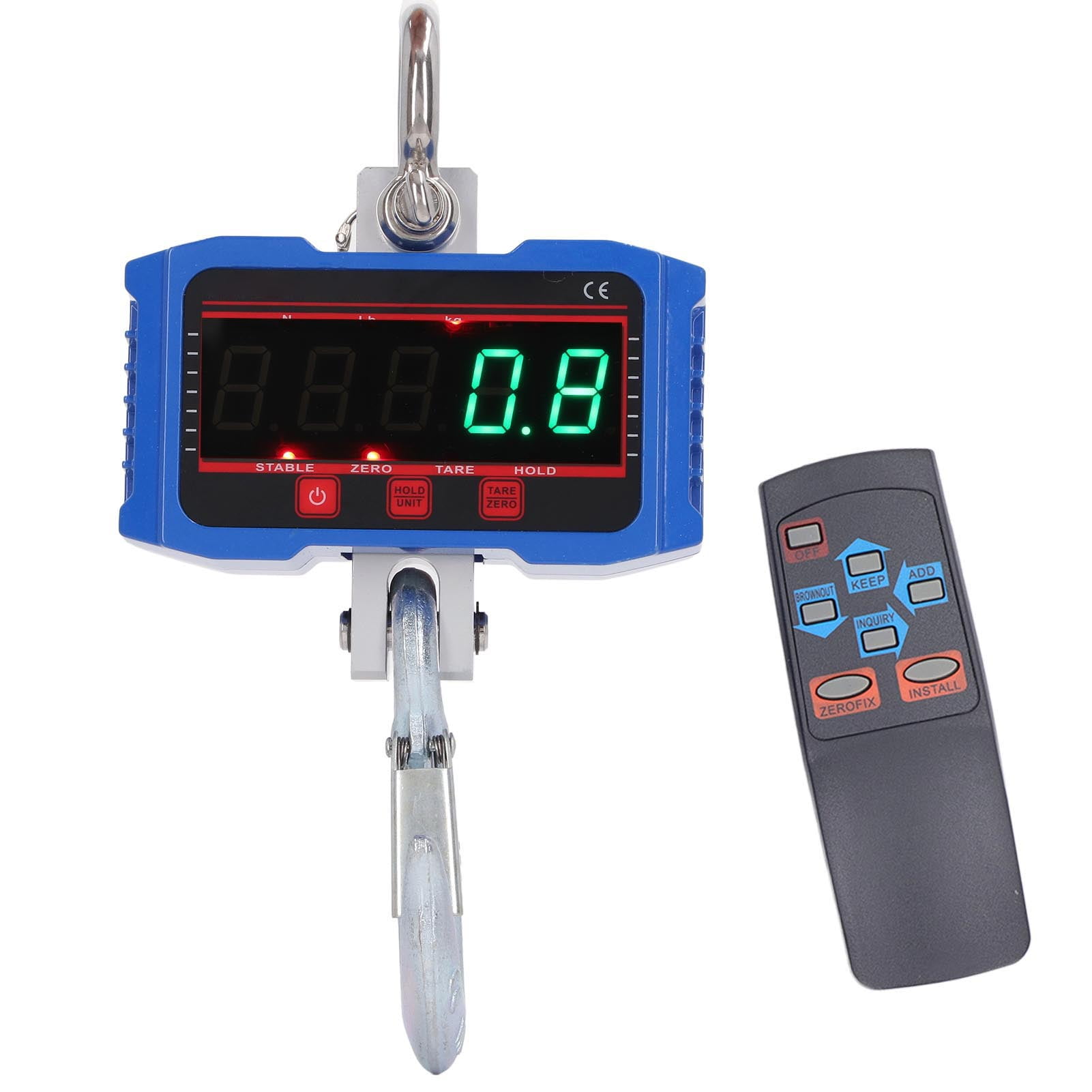 Hanging Scale LED Digital Display Remote Control Weighing Tool for