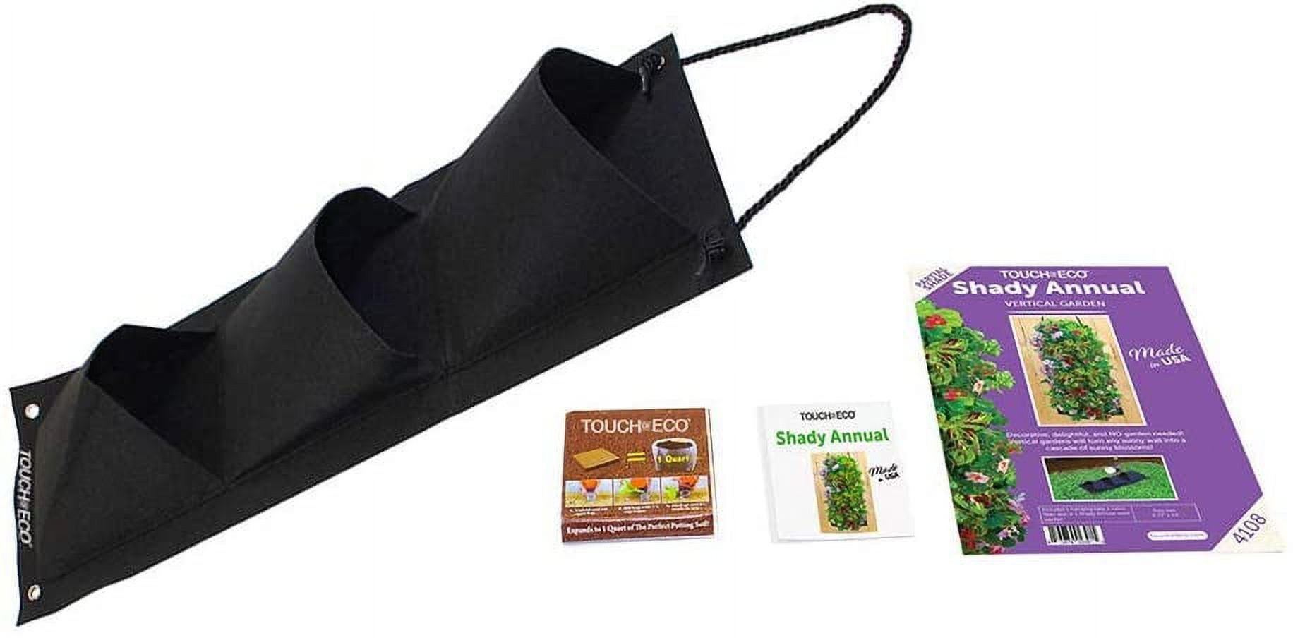 Hanging Shady Annual Flower Garden Kit With Soil Block