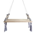 thumbnail image 1 of Hanging Shelves for Wall & Window Plant Shelf Indoor - Floating Wall Shelves with Beads Tassels Boho Wall Decor for Bedroom Bathroom Living Room, 1 of 8