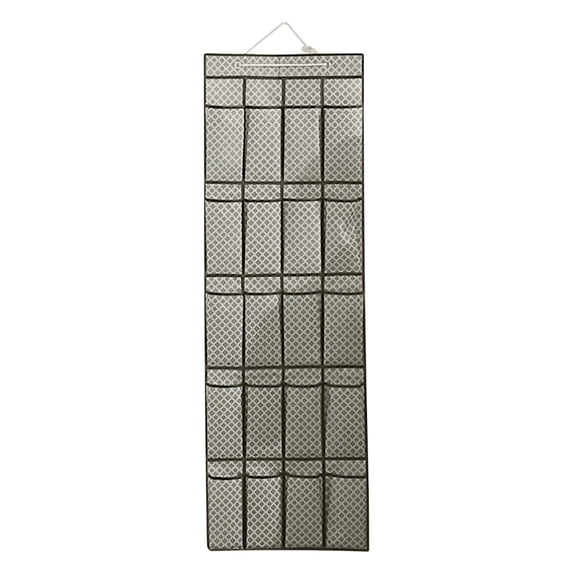 Hanging Shoe Organizer with 20 Transparent Mesh Pockets | Multi-functional Behind The Door Storage for Shoes, Accessories & Toiletries | Large Capacity Over The Door Organizer for Closet & Pantry