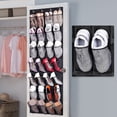 thumbnail image 1 of Hanging Shoe Organizer, 28 Mesh Pockets Over Door Shoes Rack for Closet Door Storage, 1 of 1