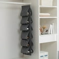 thumbnail image 1 of Hanging Shoe Organizer, Closet Storage Rack, 12-Pocket Rotating Hanger for Shoes, Clothes, Travel, 1-Pack, 1 of 6