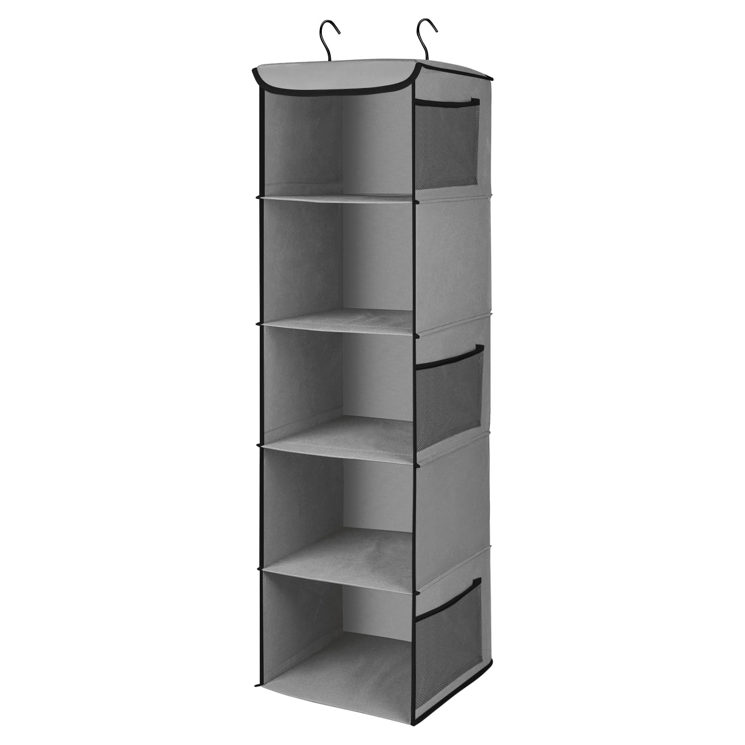Hanging Shoe Shelves, 5 Shelf Cloth Closet, Clothing Storage Organizers
