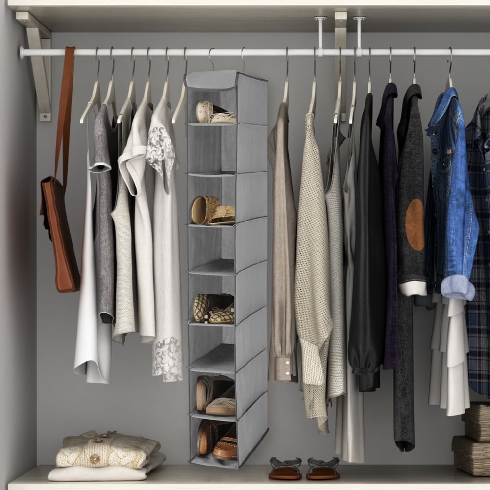 Hanging Shoe Shelves Closet Organizer Space Saving Shoe Storage Rack