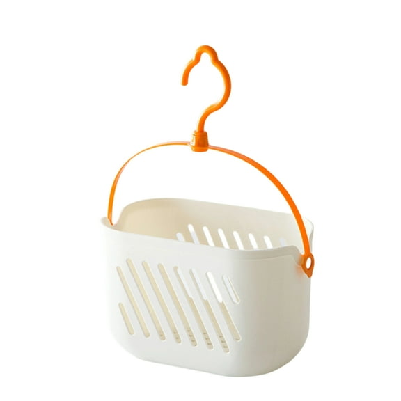 Hanging Shower Holders With Drainage Holes Portable Bathroom Organizers Basket