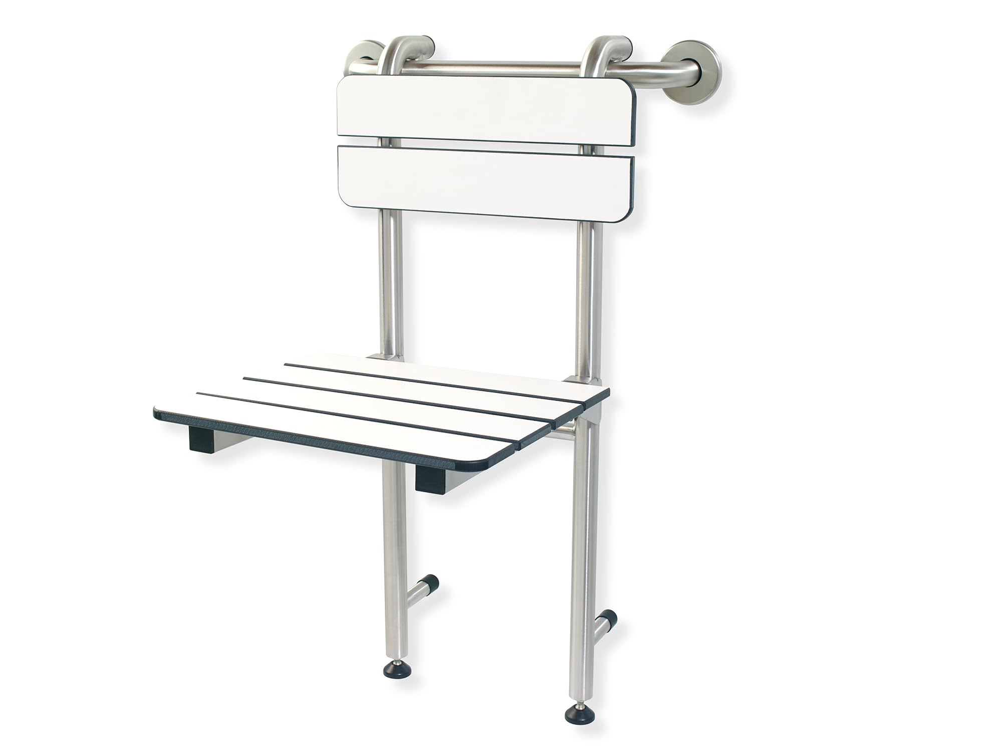 Hanging Shower Seat with 18” Grab Bar ADA Compliant Shower Chair