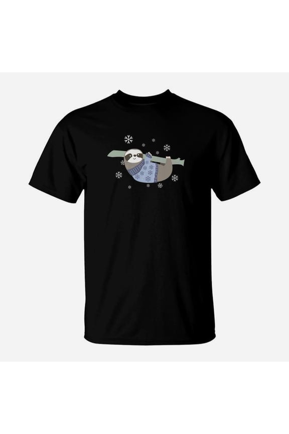 Hanging Sloth Snowflakes Christmas Sweater Gift TShirt