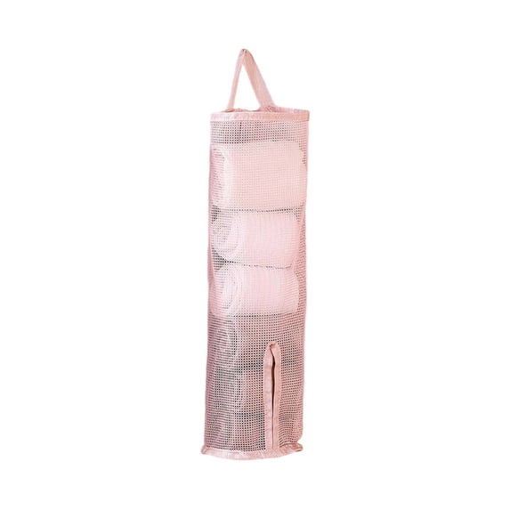 Hanging Sock Storage Bag,Mesh Clear Wardrobe Organizer | Hanging Bra Socks Sorting Pouch for Bedroom Closet Tidying | Kitchen Storage Rack,Pink