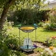 thumbnail image 1 of Hanging Solar Bird Bath Fountain, Solar Powered Cascading Outdoor Water Fountain, Hanging Bird Bath with Water for Outdoors Garden Patio Backyard Lawn Decor, 1 of 6
