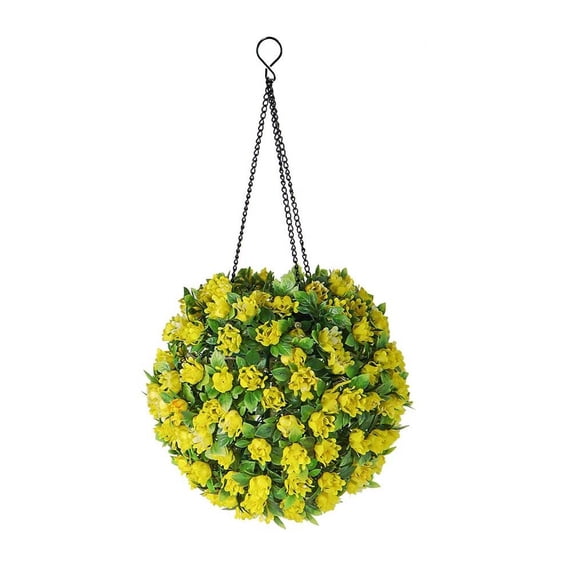 Hanging Solar Flower Ball Light For Outdoor Spaces Waterproof Garden