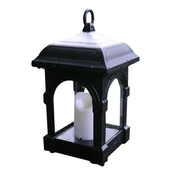 Hanging Solar Lanterns Outdoor, Solar Candle Flickering Lights IP65 Waterproof Led Hanging Solar Lanterns Lights for Garden, Patio, Umbrella, Tent, Tree, Yard, Deck, Camping (Warm Light)