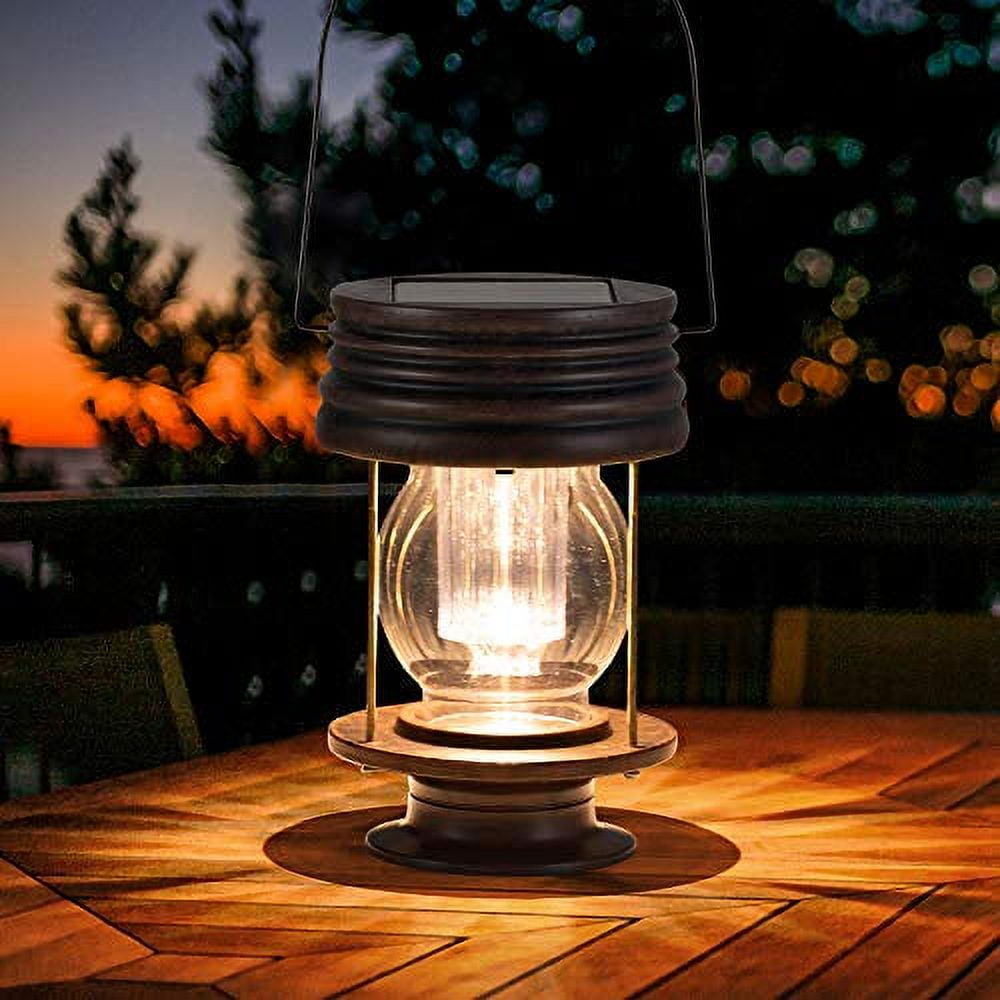 Hanging Solar Lights Outdoor - 8.3? Solar Powered Waterproof