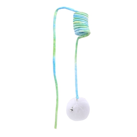 Hanging Spring Cat Toy Interactive Durable with Detachable Parts Indoor Play 11x85x5cm