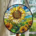 thumbnail image 1 of Hanging Stained Glass for Windows Custom Made Xmas Hanging Ornament Special Keepsake for Mother Valentine Ornament Gift Seasonal Festival Keepsake Keepsake 2025, 1 of 6