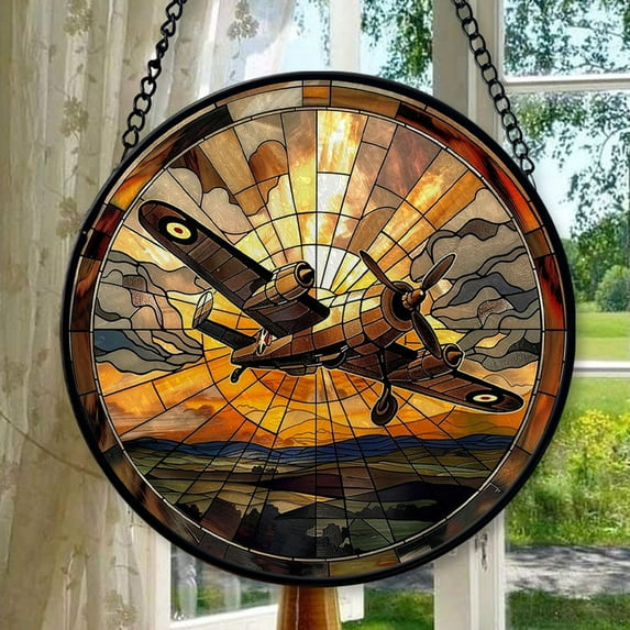 Hanging Stained Glass for Windows Personalized Xmas Hanging Ornament Special Keepsake for Mother Valentine Ornament Gift Seasonal Festival Keepsake Keepsake 2025