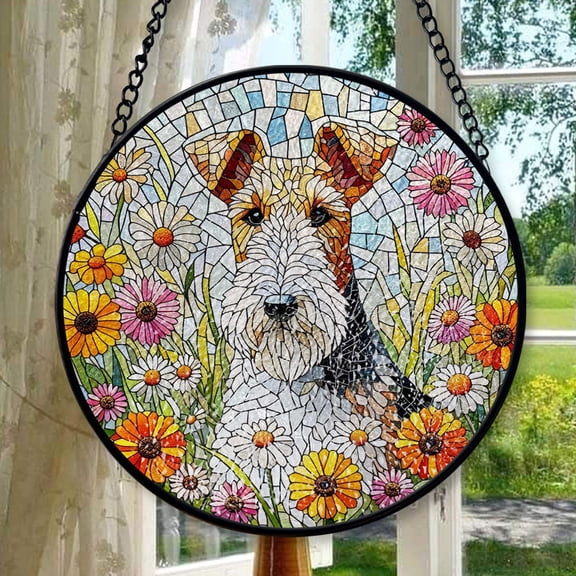 Hanging Stained Glass for Windows Fox, Festival Gift Ornament, Christmas Ornament Gift, Mother’s Day Keepsake, Valentine’s Day Decor, Keepsake 2025